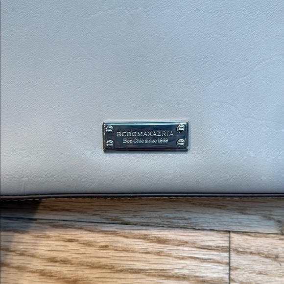BCBG Max Azria Clutch/Shoulder Bag Gray - Picture 5 of 8